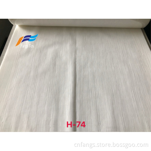 Durchscheinender dicker glatter Leinen-Voile-Fenstervorhang-Stoff